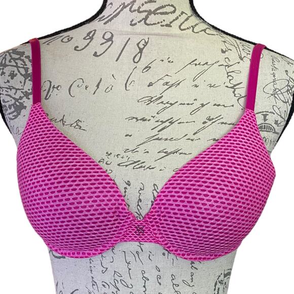 Victoria's Secret Other - Victoria's Secret Uplift Semi Demi Bra Pink Size 32C